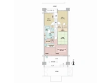 【神奈川県/横浜市鶴見区矢向】ゼルクハウス 間取り図