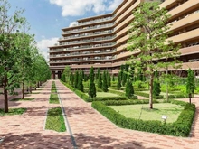 【神奈川県/横浜市鶴見区尻手】ヨコハマオールパークス　第四街区 セントラルパーク：整備された緑の空間が広がり、また「川崎」駅や「八丁畷」駅へ向かうアプローチ空・・・