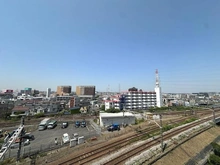 【神奈川県/横浜市鶴見区尻手】グリーンコーポ川崎ニューシティスクウェア ＜眺望写真（2026年5月撮影）＞　最上階7階・南西向きにつき、陽当たり・眺望良好