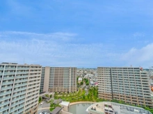 【神奈川県/川崎市幸区新小倉】クレストプライムレジデンス　アベニュー弐番街 バルコニーからの眺望　天候により富士山が望めます