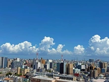 【神奈川県/横浜市鶴見区尻手】ヨコハマオールパークス　第二街区 <バルコニーからの眺望>15階建て14階部分のため、開放感ある眺望です。2026年8月撮影