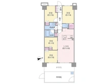 【神奈川県/横浜市鶴見区元宮】リストレジデンス鶴見エアリーコート 間取り図