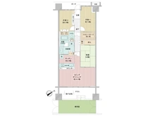 【神奈川県/横浜市鶴見区駒岡】センターフォートH 間取り図