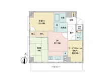【神奈川県/川崎市川崎区鋼管通】ふじやエンゼルハイム川崎第6 間取り図