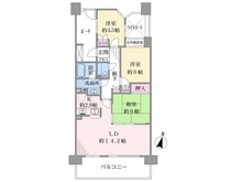 【神奈川県/横浜市鶴見区平安町】ヨコハマアイランドガーデン 間取り図