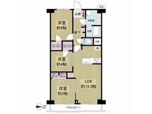 【大阪府/枚方市出口】枚方光善寺スカイハイツ 間取り図