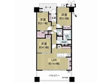 【大阪府/枚方市出口】ルネヒューマンズガーデン枚方 間取り図