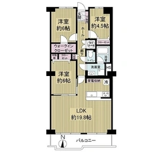 【大阪府/茨木市豊原町】シヤルム茨木 間取り図