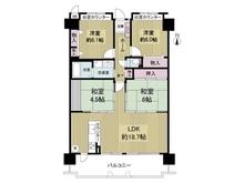 【大阪府/高槻市宮田町】メイツ高槻 間取り図