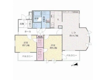 【東京都/大田区山王】オーベル山王 間取り図