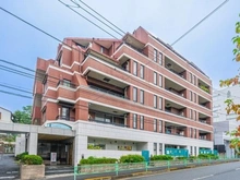 【東京都/中野区弥生町】マイネシュロッス中野コリドー 外観：タイル張りでヨーロピアンテイストのお洒落な外観です