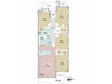 【東京都/杉並区和田】テラス杉並蚕糸の森 間取り図