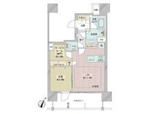 【東京都/新宿区山吹町】プレミスト山吹神楽坂 間取り図