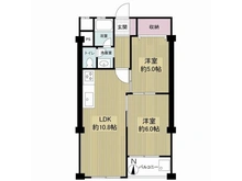 【大阪府/豊中市新千里南町】桃山台コーポラス 間取り図