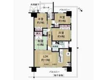 【大阪府/豊中市大島町】グランアッシュ豊中ゼスタ 間取り図