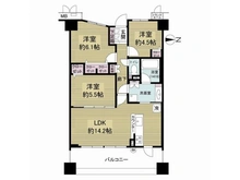 【大阪府/大阪市淀川区加島】リバーガーデンかしま 間取り図