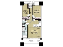 【大阪府/大阪市淀川区新高】リーザス大阪 間取り図
