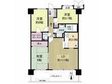 【大阪府/豊中市利倉東】フェルティ・パーク豊中 間取り図