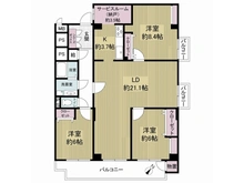 【大阪府/豊中市東泉丘】桃山台ハイツ 間取り図