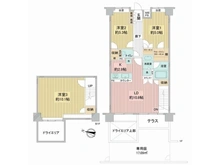 【東京都/練馬区下石神井】パウゼ石神井 間取り図