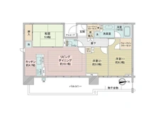 【東京都/西東京市中町】グランドメゾン東伏見 間取り図