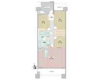 【東京都/西東京市谷戸町】グランジオ武蔵野 間取り図