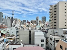 【東京都/台東区寿】グリーンキャピタル浅草 東側は東京スカイツリーを望みます（天候による）。