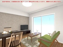 【東京都/台東区竜泉】ミオカステーロ入谷 柱型が出ないアウトフレーム工法を採用し、家具の配置が容易です。