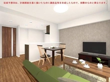 【東京都/台東区竜泉】ミオカステーロ入谷 開放感のあるオープンカウンターキッチンです。