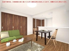 【東京都/台東区竜泉】ミオカステーロ入谷 リビング横　洋室の引戸を閉扉した場合のイメージ画像です。