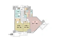 【東京都/台東区池之端】ルネッサンスタワー上野池之端 間取り図