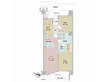 【東京都/台東区上野桜木】ルネ・上野桜木 間取り図