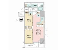 【東京都/台東区鳥越】ライオンズ浅草橋ミレス 間取り図