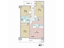 【東京都/台東区三筋】藤和シティホームズ浅草橋鳥越神社前 間取り図