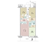 【埼玉県/さいたま市北区櫛引町】グランアージュ大宮 間取り図