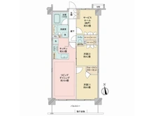 【東京都/八王子市台町】センチュリー西八王子パークヒルズ 間取り図