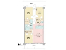 【東京都/東大和市立野】サンクレイドル桜街道レジデンス 間取り図