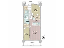 【東京都/八王子市散田町】プライム西八王子 間取り図