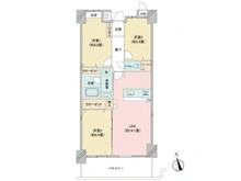 【東京都/東大和市立野】エストヴォーレ上北台 間取り図