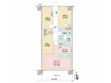 【東京都/日野市旭が丘】プレシス豊田ソルティエ 間取り図