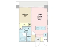 【東京都/北区滝野川】トーア滝野川マンション 間取り図