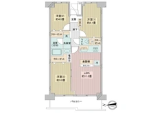 【東京都/荒川区西尾久】グリーンパーク上中里 間取り図