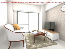 【東京都/荒川区西尾久】田端スカイハイツ リビングダイニング※完成予想CG