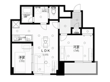 【東京都/北区堀船】ワコー王子 間取り図