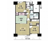 【大阪府/大阪市阿倍野区晴明通】サンヴェール阿倍野晴明丘 間取り図