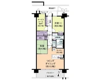 【大阪府/堺市堺区榎元町】シエリア堺東三国ヶ丘 間取り図