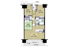 【大阪府/堺市堺区田出井町】シャルマンフジ堺シティフロント 間取り図