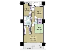 【大阪府/堺市北区金岡町】ビッグカーサ堺しらさぎ駅前towercasaD 間取り図