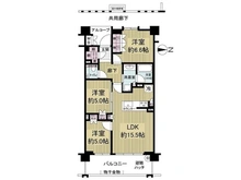 【大阪府/大阪市天王寺区上之宮町】グランドメゾン天王寺上之宮町 間取り図