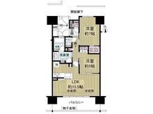 【大阪府/大阪市天王寺区四天王寺】ルネグラン四天王寺夕陽丘 間取り図